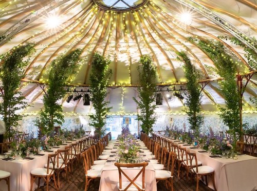 Wedding Tent at Uppark, England