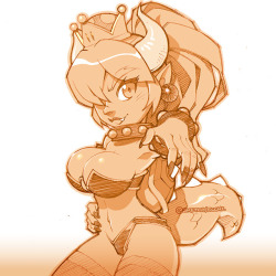 sketchyecchi:Bowsette.