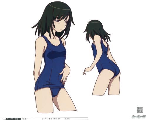 as-warm-as-choco:  BAKEMONOGATARI Character Designs of Nadeko Sengoku by Watanabe AKIO (渡辺 明夫) for the Bakemonogatari Production Note ~Characters~ Art Book. (Part 1) 
