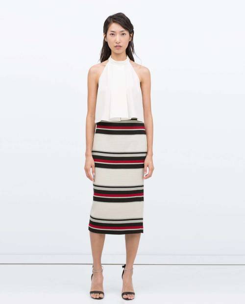 Striped Midi Tube SkirtHeart it on Wantering and get an alert when it goes on sale.