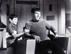 Like father, like son (Leonard Nimoy and