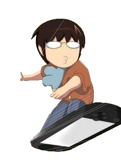 Might as well share. here, have a Transparent Otaku gliding through your blog