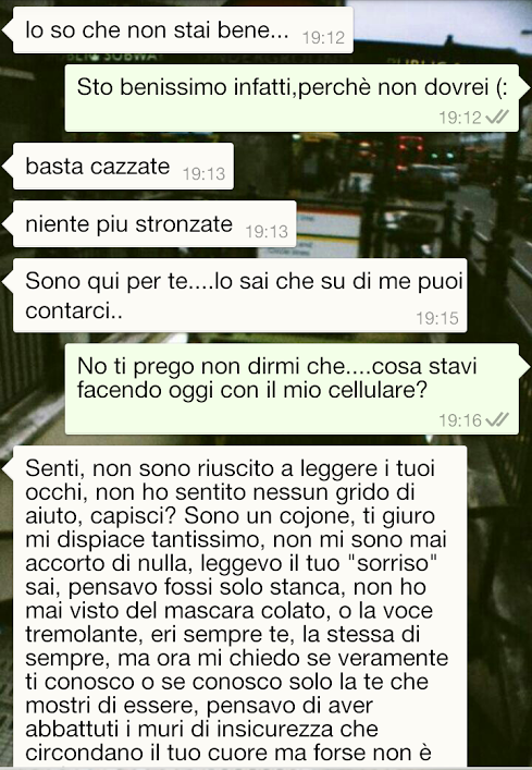 chiarettalulu:  quelsorrisocheparladite:  le lacrime..  Oddio.. 