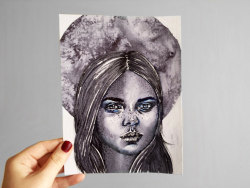 stufismessedup:  New new ink painting on my etsy shop!