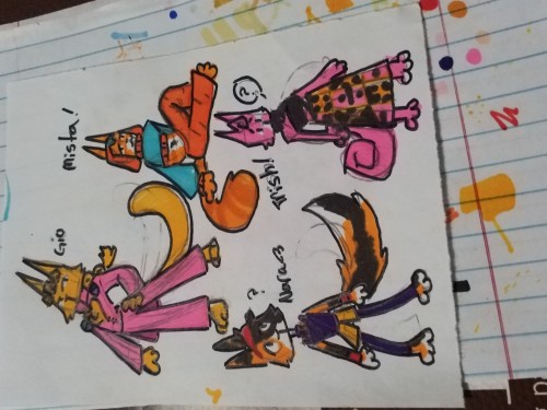 Some Jjba Cat Designs Loosely Based On Those By @jjba-cats :)