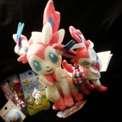 kodaimyuu:  Ninfia/Sylveon goods were released for the first time at the Pokemon Center today! (ﾉ´∀｀*)ﾉ 