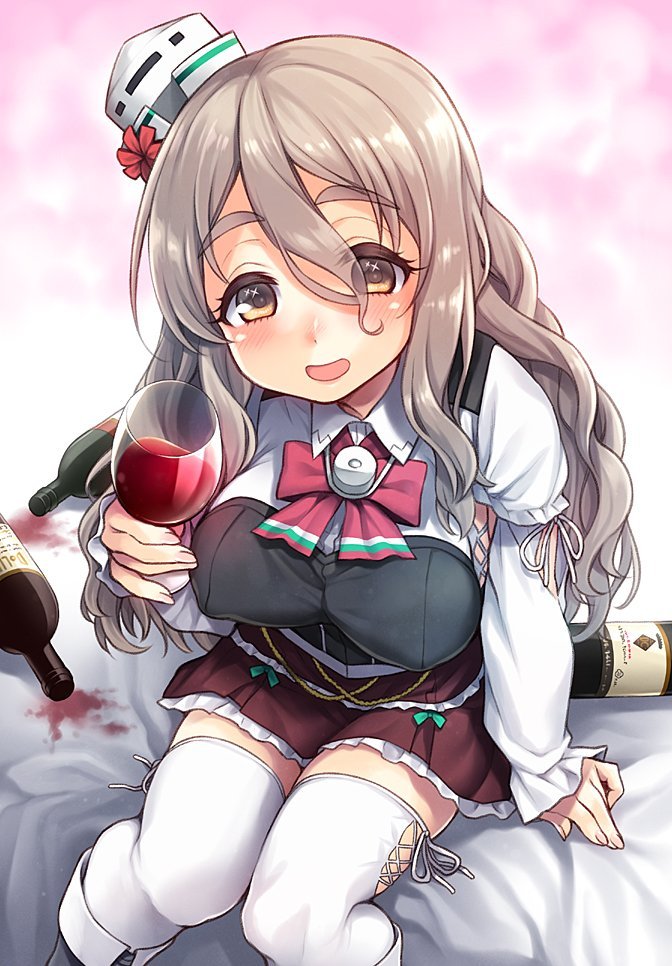 k-ui:  魚ウサ王@冬ｺﾐ木曜A-53b on Twitter: “てーとく～も飲みます～？