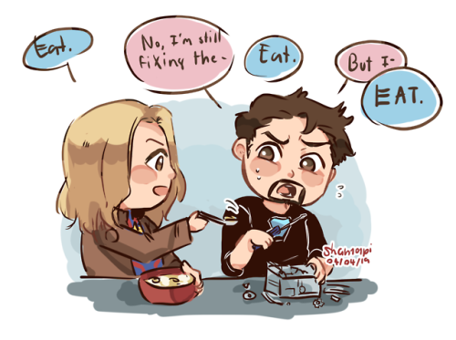 shan101pi:#AdoptedByCarolDanvers ❤️I’VE ACTUALLY BEEN THINKING ABOUT IT A LOT SO-Anyways, Tony