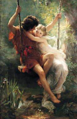 c0ssette:  Pierre Augusto Cot – Spring Time 