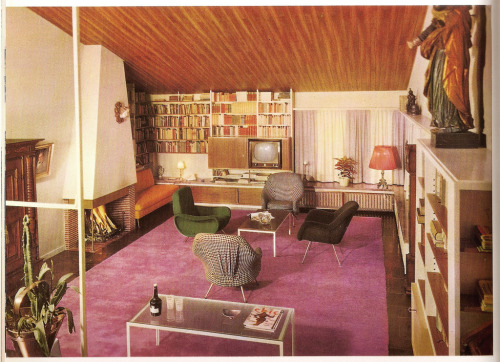 Magazine Editorial, Das schöne Zuhause, The Beautiful Home, 1960. Germany. Via Flickr