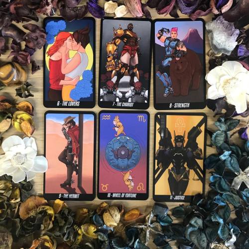 There’s an Overwatch themed tarot deck up for sale by artist Loryn Martini, a.k.a. Loryntini! The de