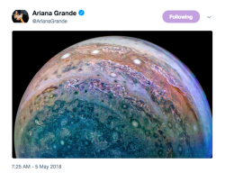 arianagrandesource: May 5th: Ariana via Twitter