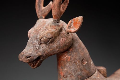 skylanth:blairtrabbit:virtual-artifacts:Ritual DeerBali, IndonesiaWood, pigment19th/early 20th Centu