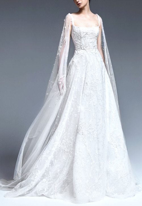 evermore-fashion:Sara Mrad ‘Marie Antoinette’ Spring 2021 Bridal Couture Collection