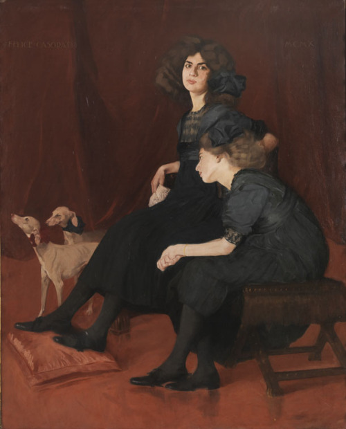 The Heiresses (The Sisters), by Felice Casorati, Museo di Arte Moderna e Contemporanea di Trento e R