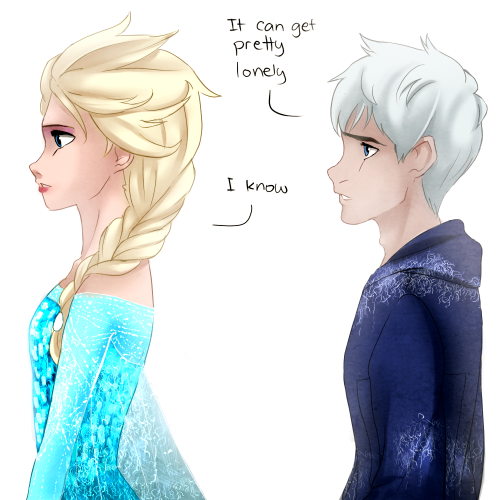 bente36:  Jack and Elsa are pretty opposite to each other. Elsa’s not free, have big responsibilities as a Queen and all eyes are on her. Jack, on the other hand, is free, doesn’t have responsibilities and he’s basically invisible. There’s one