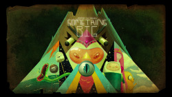 Something Big - Title Card Designed By Michael Deforge Painted By Teri Shikasho