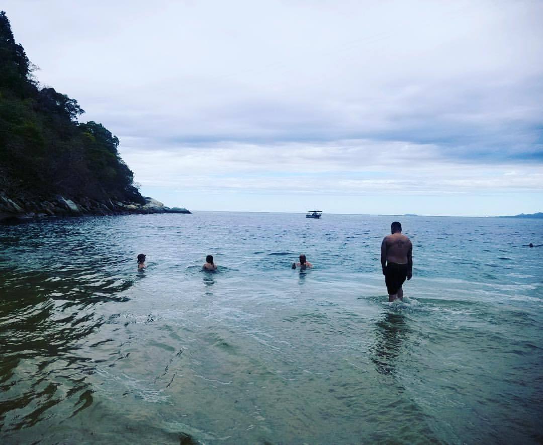 Nothing better after a hike than a hidden beach #Mexico #travel #getoutside