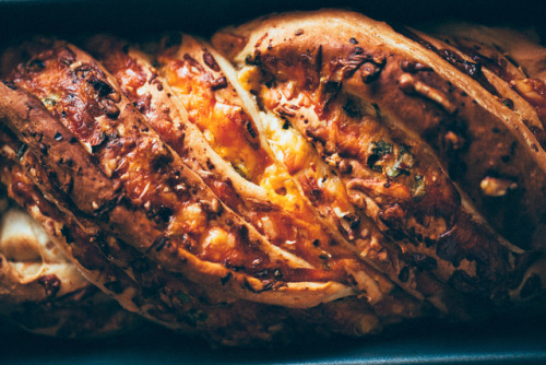 Twisted Cheese Scallion Bread