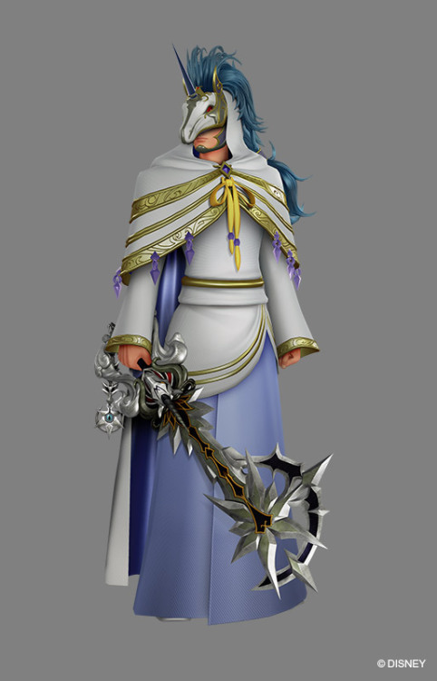 cinnamonchurro:  Square Enix has released character renders of King Mickey, The Foretellers, The Master of Masters, and Aqua from Kingdom Hearts HD 2.8 FCP!