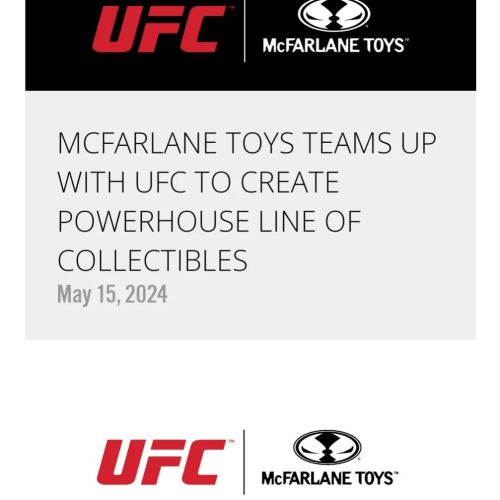 #UFC and @mcfarlane_toys_official have agreed to make products together.
https://mcfarlane.com/news/ufc-mcfarlane-toys-press-release/
#actionfigures #mcfarlanetoys #FLYGUY #FLYGUYtoys