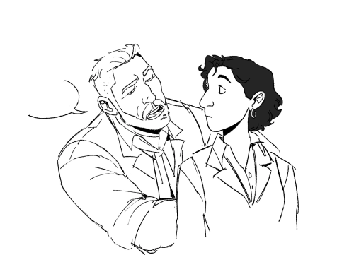 Old Art With Me And Arthur (My Hair Managed To Grow Back Lolol)