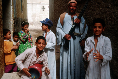 biladal-sham:Egypt. Deir El-Adra, Coptic village near Minya. 1997. A. Abbas