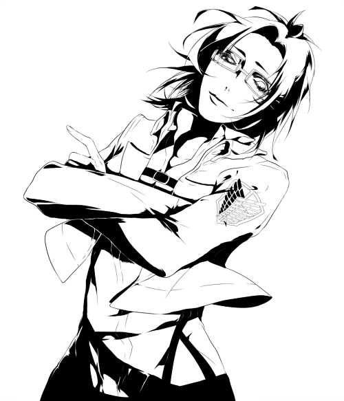 l-e-v-i-ackerman:  Source: 進撃絵線画集 | KAZU Please do not remove. 