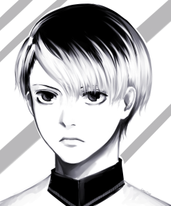 shouty-y:  Haise’s new hairstyle ^q^