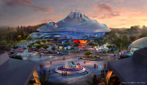 disney-universes: Tokyo Disneyland has just announced plans to completely redo their Space Mountain.