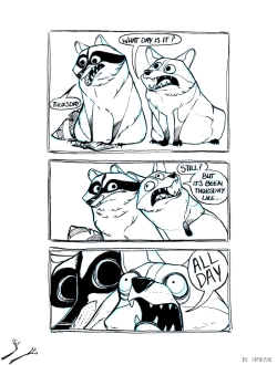 cooncomic:  15. Thursday Some days are too long for their own good 