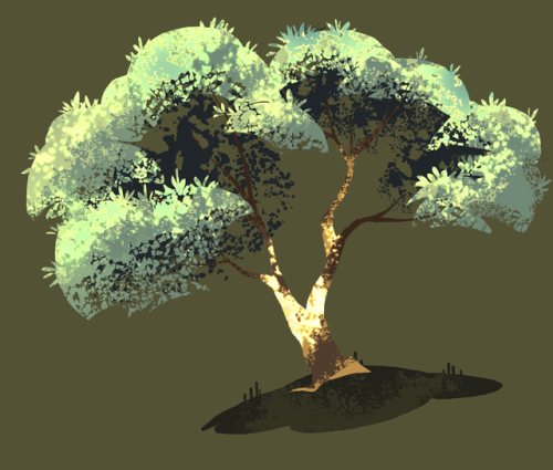 Heres One Way I Draw Trees~