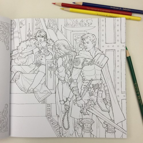 A Court of Thorns and Roses coloring book  Coloring books, Sarah j maas  books, Coloring pages