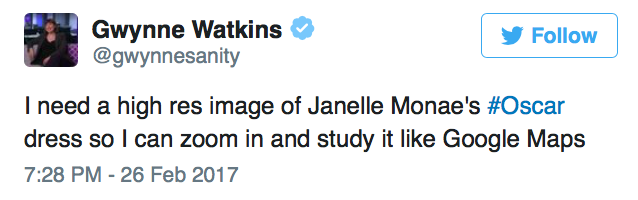 99perfumebottles:  micdotcom:The internet loses it over Janelle Monáe’s stunning