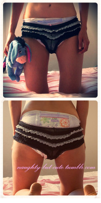 naughty-but-cute:  awww - new ruffle panties.