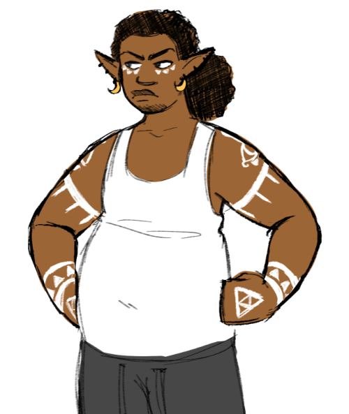 Some Drawings Of Kohga, Because I Don't See Nearly Enough People Drawing Him With His Body Shape. (I