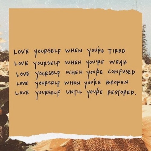 Yes Love Yourself!