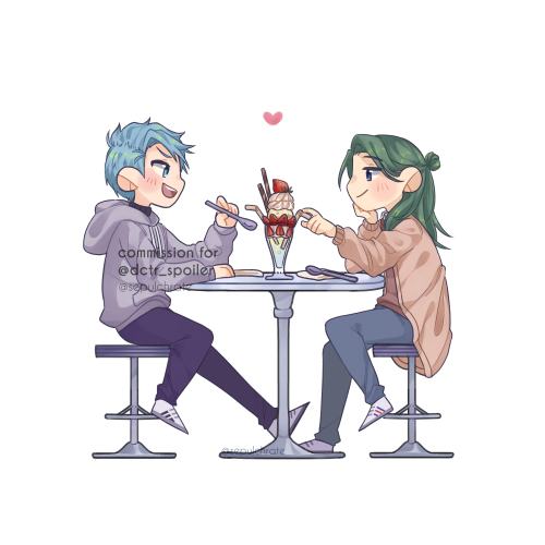 parfait date ft casphardt c: commission for @/dctr_spoiler on tweeter :>