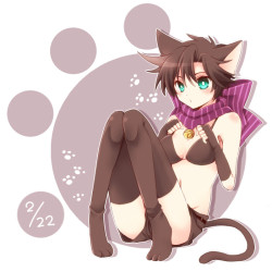 getyournekoshere:  Some fine nekos in short