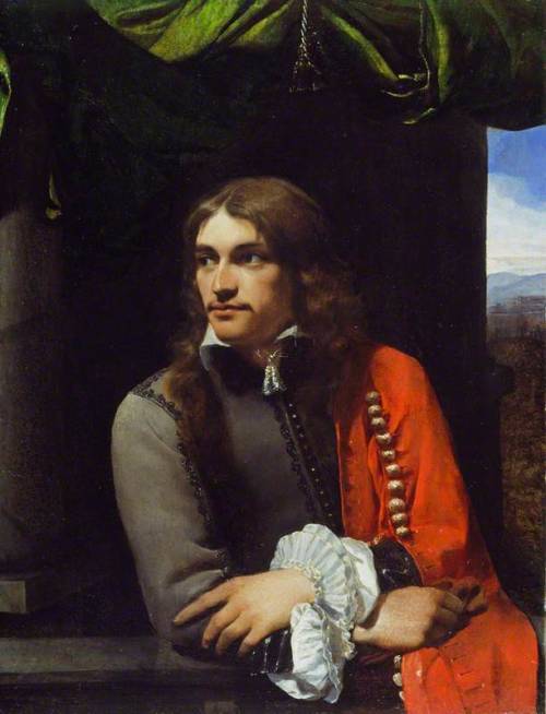 history-of-fashion:  ab. 1650 Michael Sweerts - Portrait of Man (possibly Jean Deutz), with a Red Cloak(Wallace Collection)