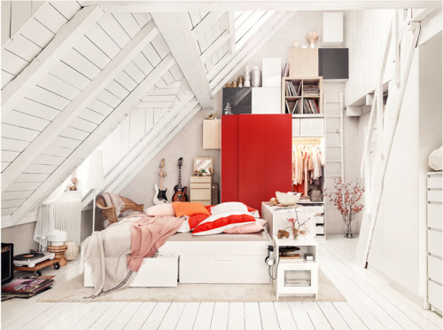 tumbl-rooms: pjo-megan-pjo asked me to upload some pictures of attic/loft bedrooms! I hope these hel