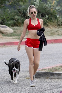 bestcelebritylegs:  Nice to see Miley getting fit and hopefully ditching the destructive and tacky lifestyle she was leading