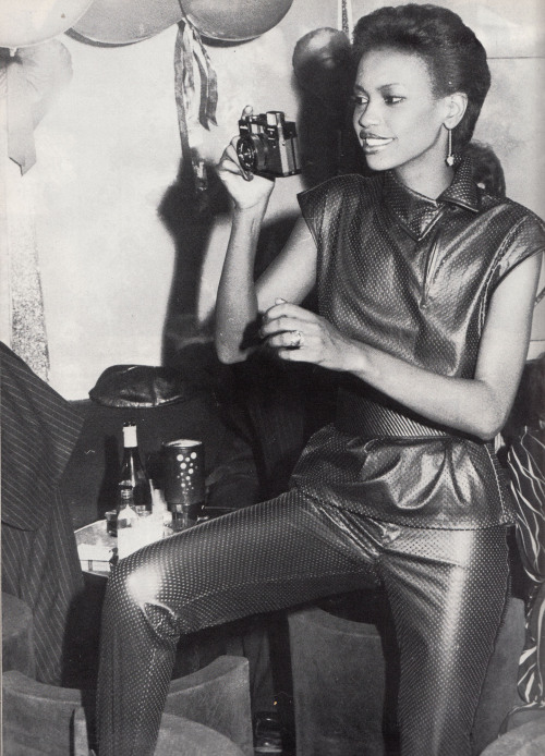 featherstonevintage:Amalia Vairelli - wearing Issey Miyake\Vogue Paris - December 1980-January 1981