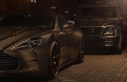 automotivated:  (via 500px / Dark knights under the midnight sun .Aston Martin DBS Mansory Cyrus 850hp 07/15 &amp; Mercedes Benz G63 by Chensan)