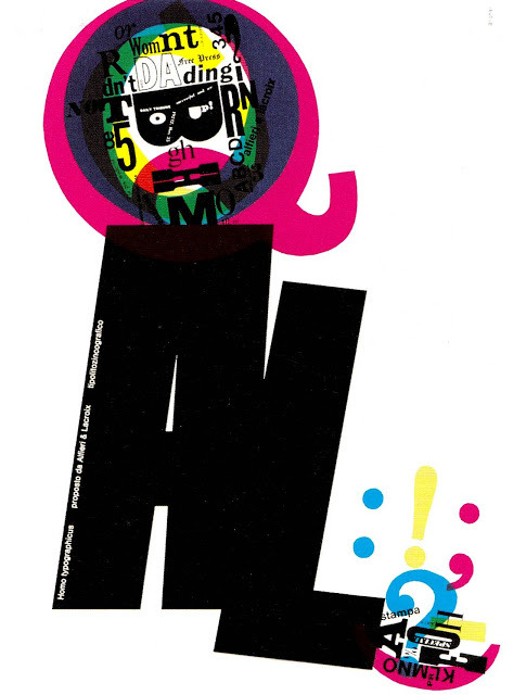 Franco Grignani, advertising for printer Alfieri &amp; Lacroix, 1960s