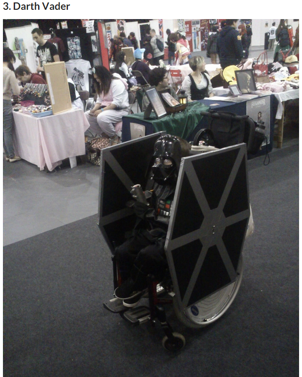 dorkly:  15 People Who Turned Wheelchairs Into Amazing Cosplay For more photos, click