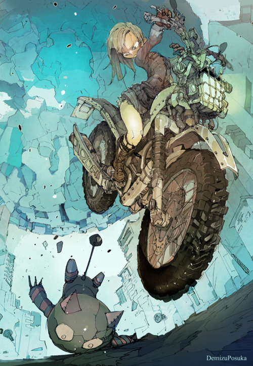 theartofanimation:Demizu Posuka  -  http://posuka.iinaa.net  -  https://twitter.com/DemizuPosuka