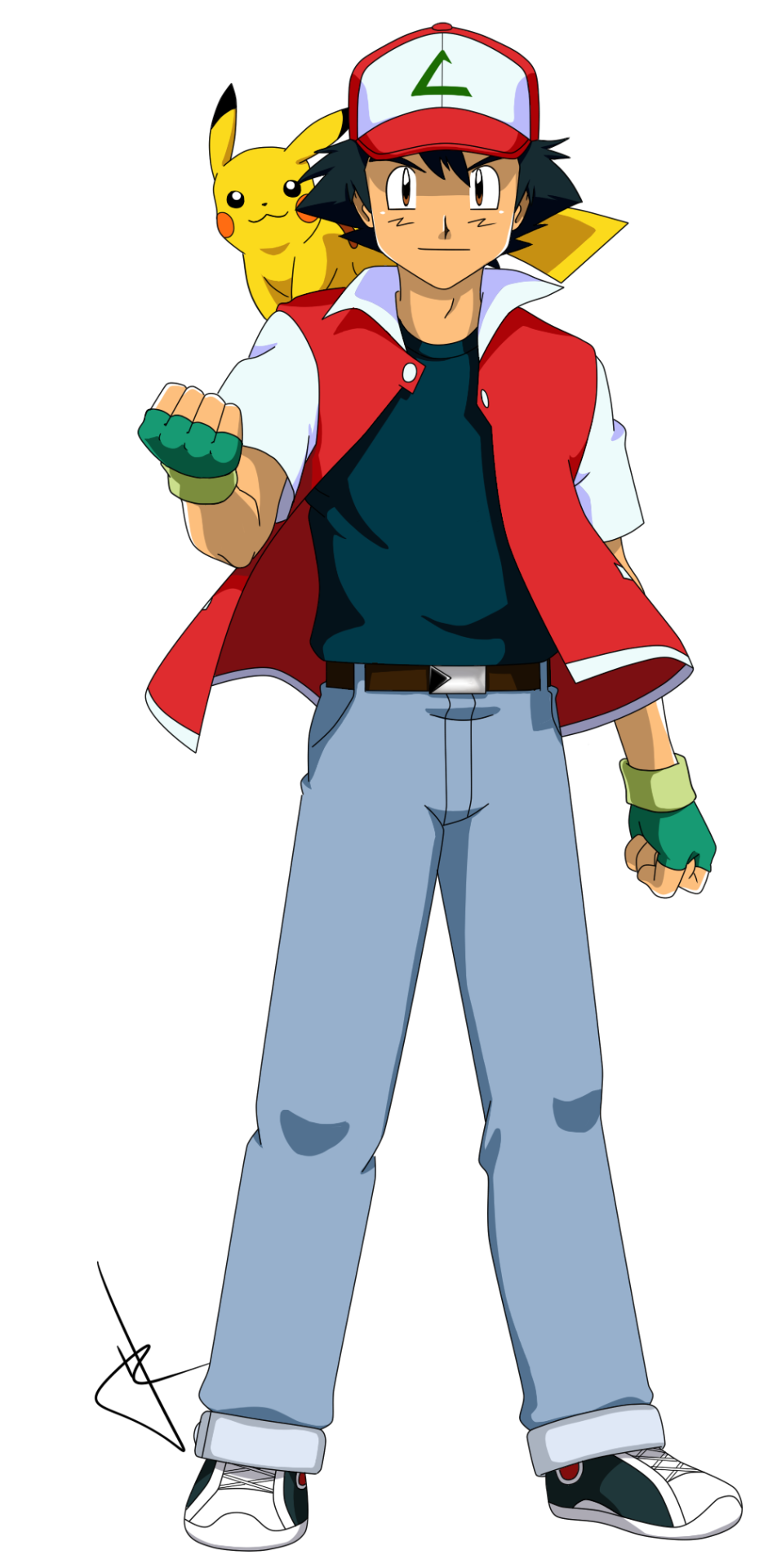 hollylu-pokeship-art:  Commissioned by mezasepkmnmaster  Request: 16 Year Old Ash