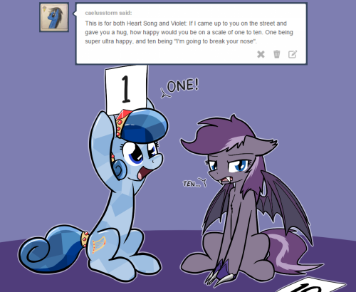 askheartandviolet:[Heart Song]: Looks like together we make up the whole scale!  x3!