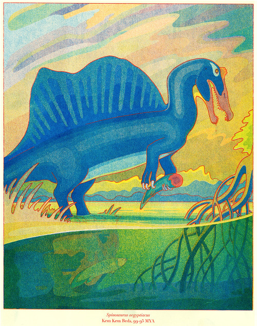 FINISHED! a thorough remake of my 2016 Spinosaurus print, with the medium switched from digital pain